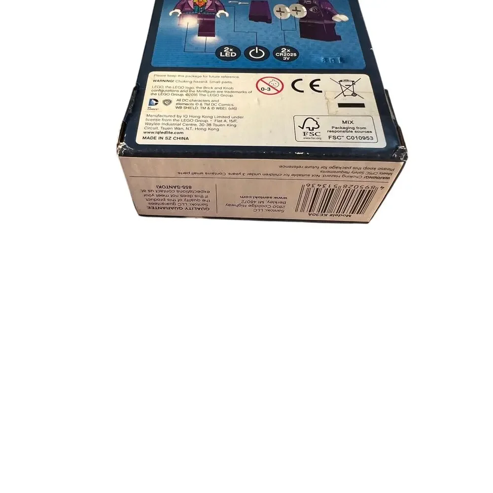 Lego DC Super Heroes The Joker Key Light LED Lite Batman New In Box Rare